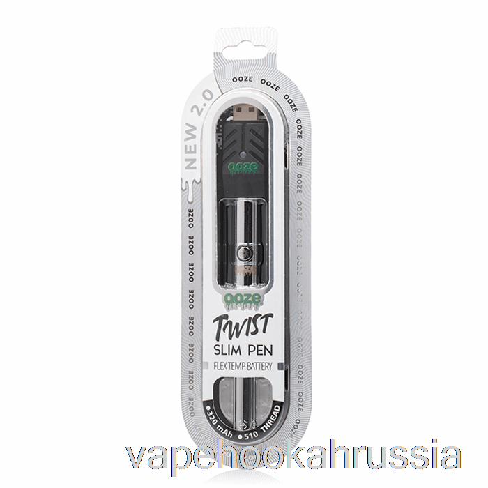 Vape Russia Ooze Slim Pen 2.0 Flex Temp аккумулятор космический хром